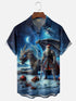 Men's Christmas Funny Graphic Short Sleeve Hawaiian Shirt